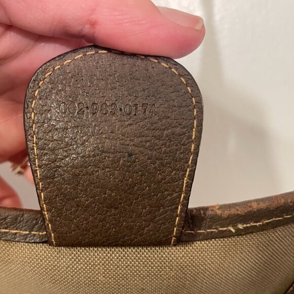 Authentic VINTAGE GUCCI Sherry Line Interlocking GG Tote Bag - Picture 11 of 16